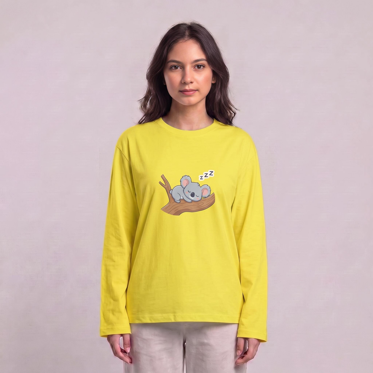 Sleeping Koala Long Sleeve Tee