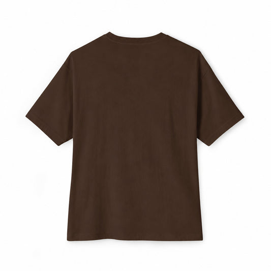 women brown drop shoulder t-shirt on a white background | AH Urban Wear